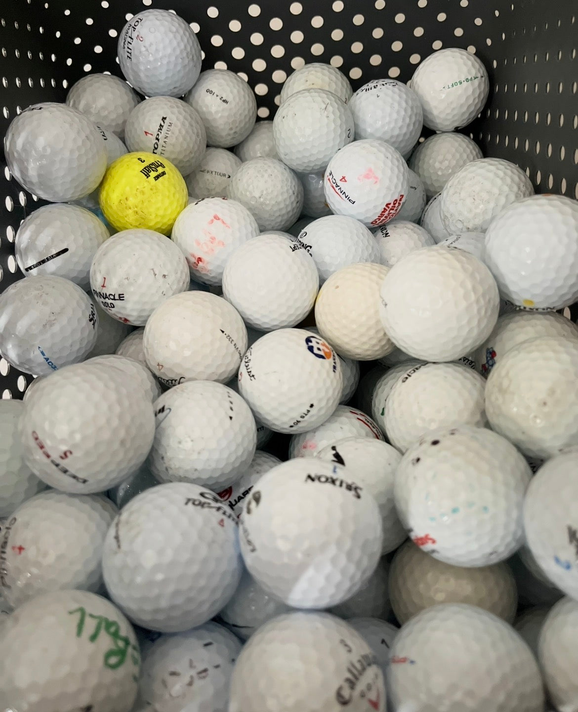 Diverse Golfballer (grad b/c), 6-pakk
